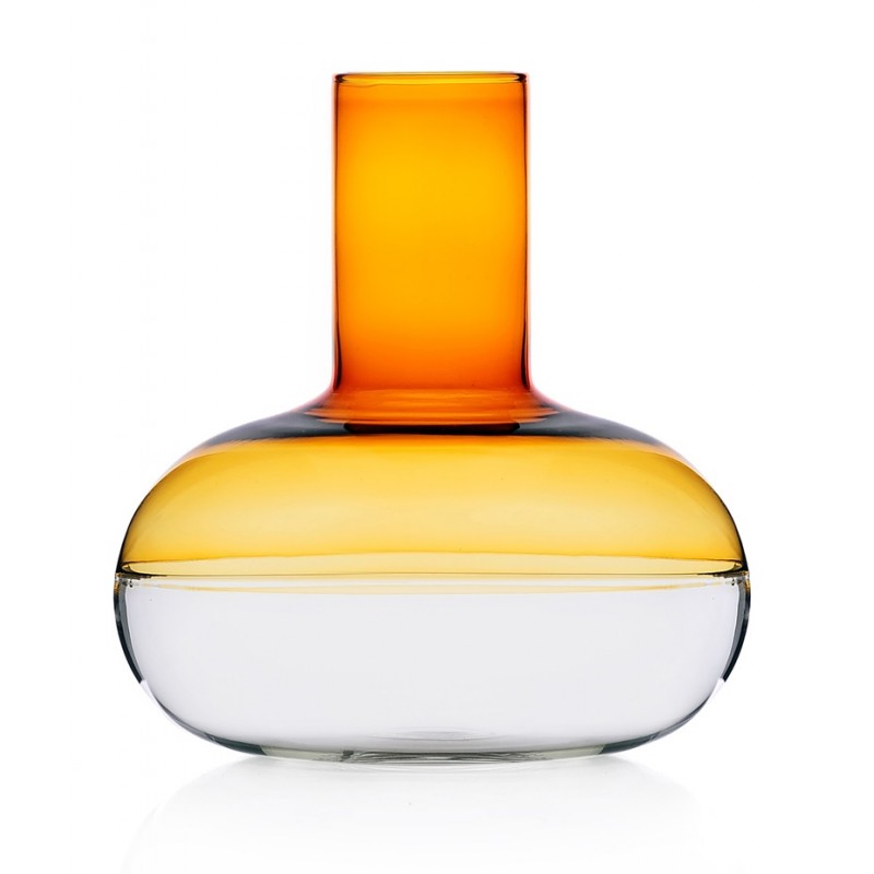 decanter in vetro color ambra e trasparente ichendorf