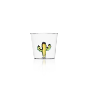 desert plant ichendorf bicchiere cactus giallo vetro ichendorf