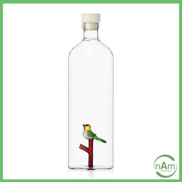 Bottiglia con tappo Animal Farm, uccellino sul ramo - Ichendorf