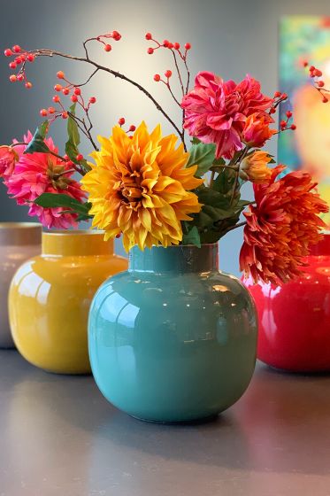 Vaso per fiori colorato