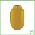 vaso ovale in metallo colore giallo PIP Studio